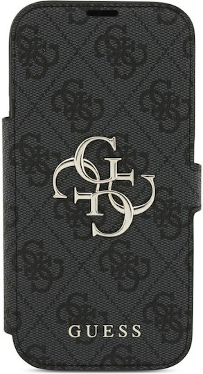 Case Iphone 18 Pro Iphone 17 Pro Guess Book 4g Metal Logo Black