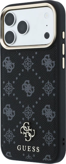 Калъф за iPhone 18 Pro Max iPhone 17 Pro Max – Guess Peony 4g Small Logo Magsafe – Черен
