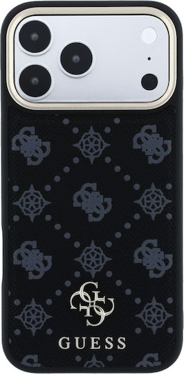 Калъф за iPhone 18 Pro Max iPhone 17 Pro Max – Guess Peony 4g Small Logo Magsafe – Черен