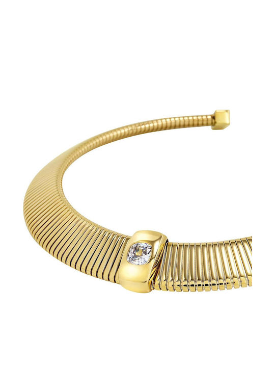 Breil Steel Necklace with Zircon