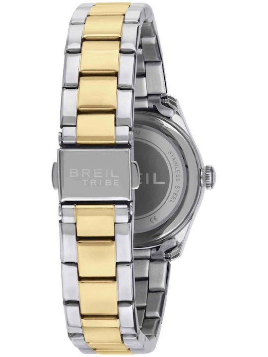 Women's Battery-Powered Watch with Stainless Steel Bracelet