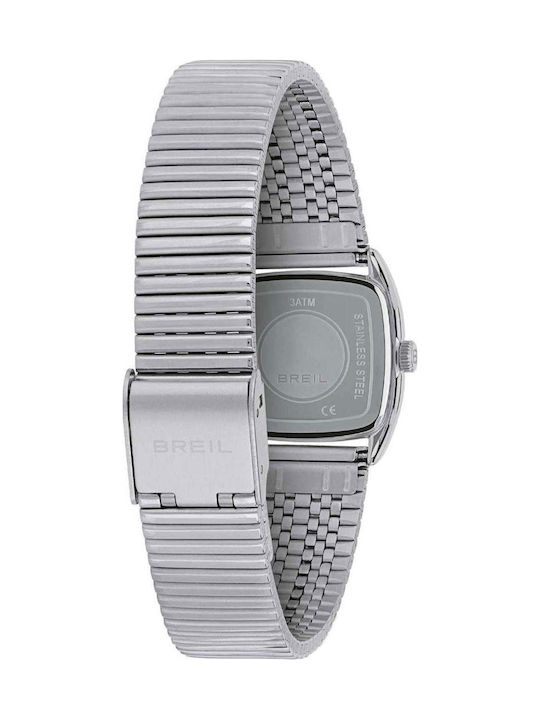 Women's Battery-Powered Watch with Silver Stainless Steel Bracelet