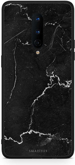 Smartfits Umschlag Rückseite Kunststoff / Silikon Schwarz (OnePlus 8)