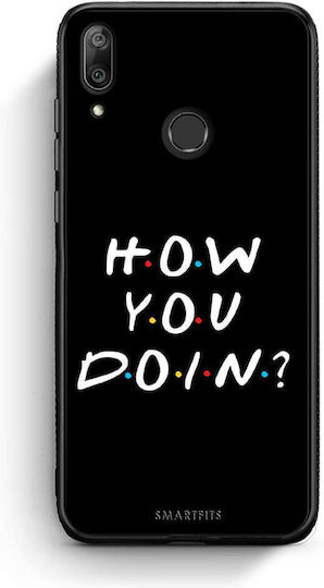 Smartfits How You Doin Back Cover Plastic Black (Huawei Y7 2019 / Y7 Prime 2019)