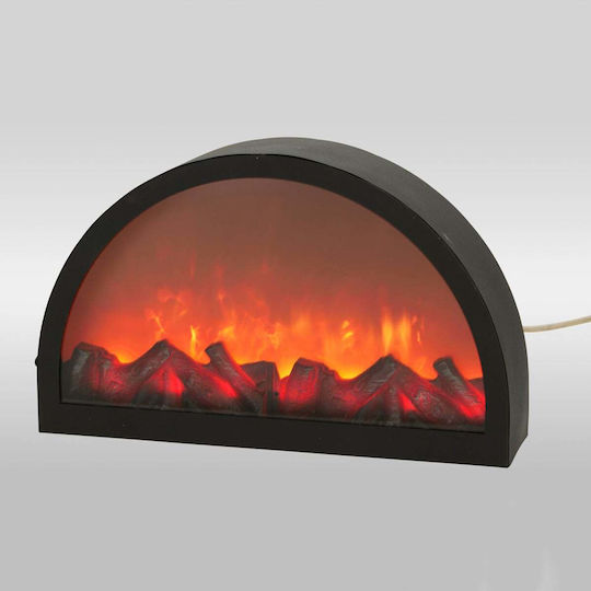 Corp de Iluminat Decorativ LED Alb Cald Șemineu 41x10x25 cm Corp de Iluminat Decorativ LED Alb Cald Șemineu 41x10x25 cm