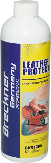 Leder- & Vinylpflegespray 3-in-1 Reinigung, Feuchtigkeitspflege & Schutz 500 ml Breckner Germany