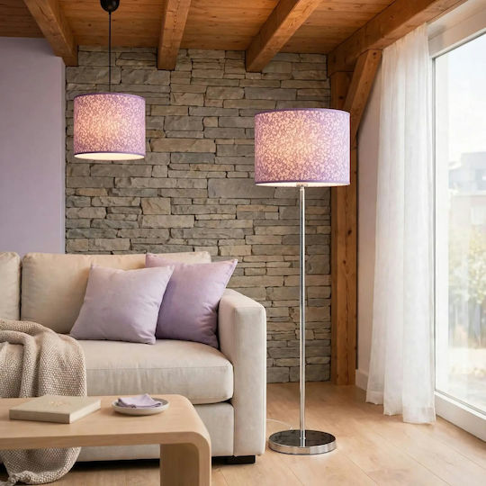 Purple Rain Floor Lamp Dimensions 1.65*30*25 E27 Oxygen Lampshades