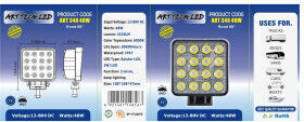 Led Floodlight Projector 60° 48w 12–24v Smartic Model Sma-000097