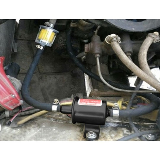 12 V Black Electric Fuel Pump