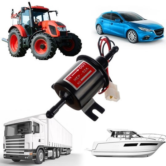 12 V Black Electric Fuel Pump