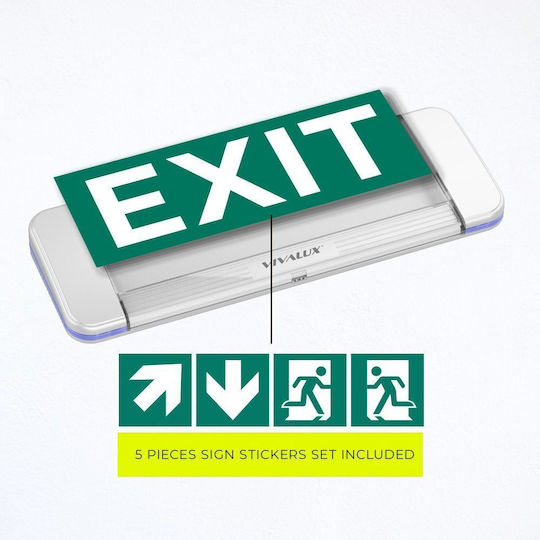 Vivalux LED Emergency Light with Battery Power Source