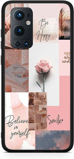 Smartfits Aesthetic Collage Back Cover Σιλικόνης Πολύχρωμο (OnePlus 9 Pro)