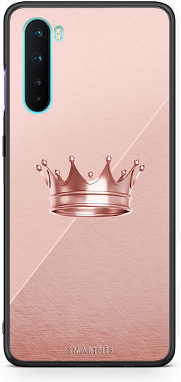 Smartfits Minimal Crown Back Cover aus Kunststoff in Rosa (OnePlus Nord)