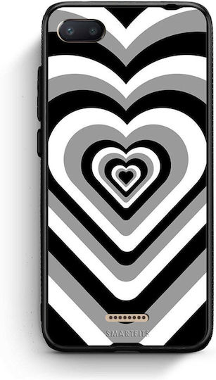 Smartfits Hearts Задна корица Пластмаса Черен (Redmi 6a) 7351078158491_42335404294299