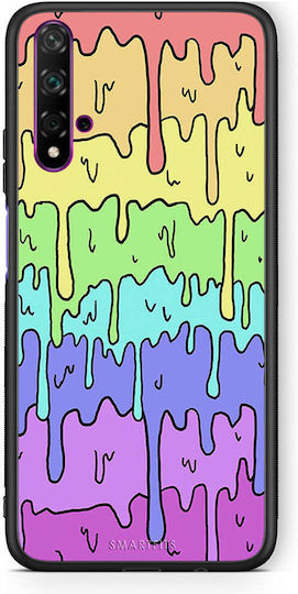 Smartfits Melting Rainbow Umschlag Rückseite Silikon Mehrfarbig (Huawei Nova 5T / Honor 20 Huawei Nova 5T / Honor 20 / Ehre 20) 7376012345499_42426219954331