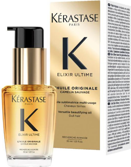 Elixir Ultime L'huile Originale Λάδι Μαλλιών για Ενδυνάμωση κατά της Ψαλίδας 30ml