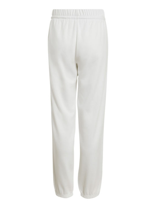 adidas Sportswear Slogan Kids Sweatpants White