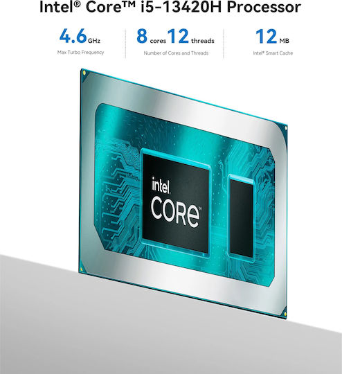 EQi13 Mini PC (Core i5-13420H/16GB DDR4/500GB SSD/W11 Pro)