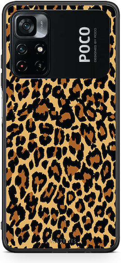 Smartfits Animal Leopard Задна корица Пластмаса Многоцветен (Poco M4 Pro) 7381523988635_42445364822171