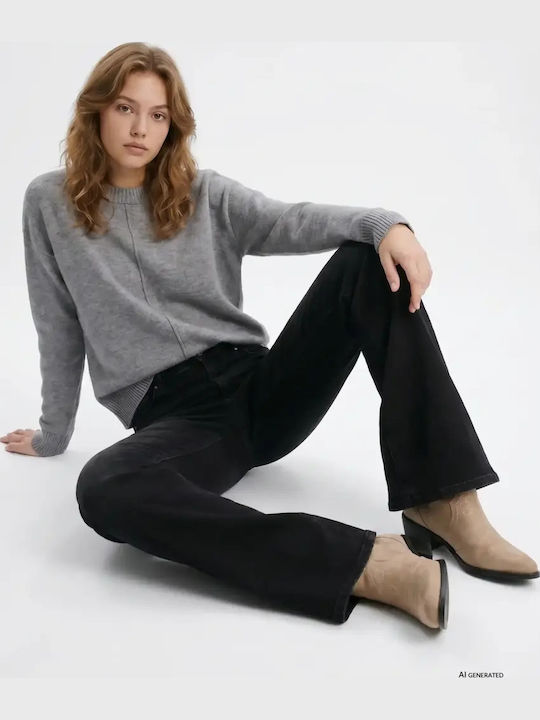 Damenpullover Grey Melange