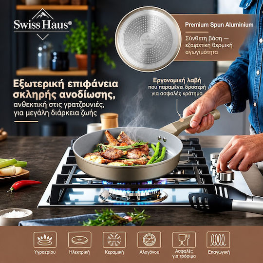Swiss Haus Double Aluminum Pan with Non-Stick Coating 20cm