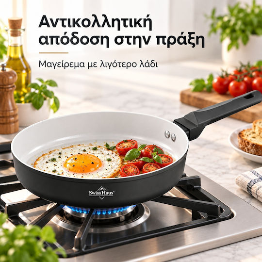 Swiss Haus Double Aluminum Pan with Non-Stick Coating 24cm