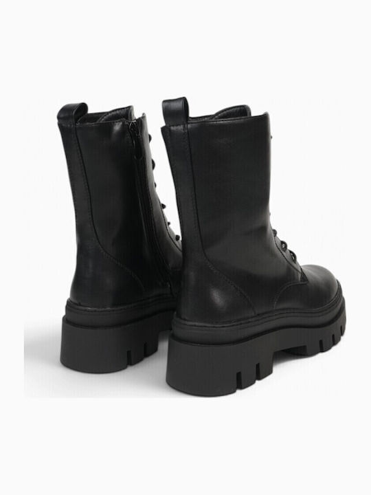 Women's Black Combat Boots