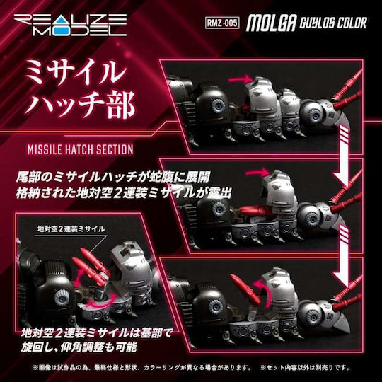 Takara Tomy Molga Guylos Figure 12 cm Tall in 1:100 Scale