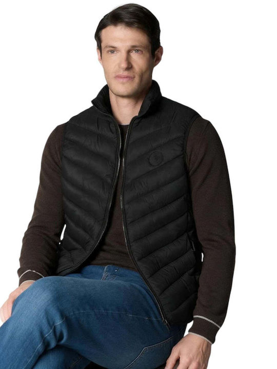 Assn Sleeveless Puffer Jacket Black