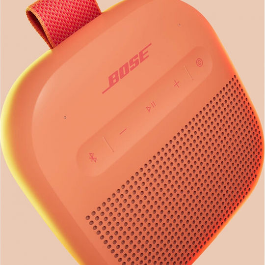 SoundLink Micro 2nd Gen Водоустойчива Bluetooth Колонка с До 6 Часа Живот на Батерията, Цвят Sunset Peach