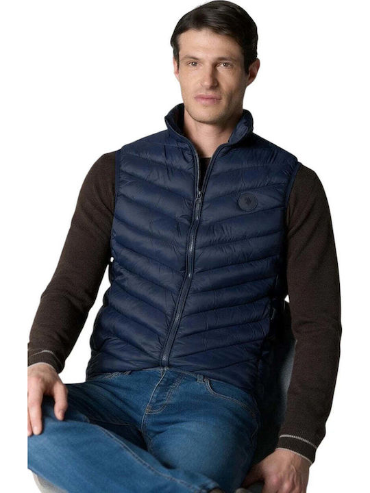 Assn Sleeveless Puffer Jacket Blue