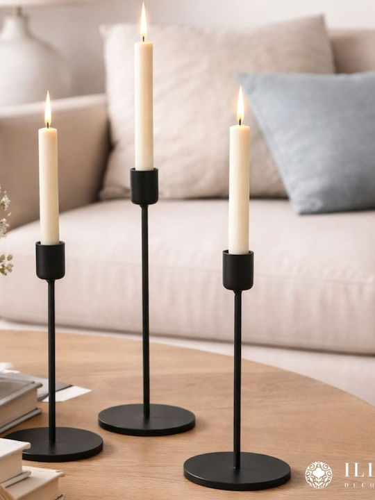 Iliadis Metal Candle Holder Set