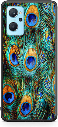 Smartfits Real Peacock Feathers Back Cover Πλαστικό Πολύχρωμο (Realme 9 5G / 9 Pro)