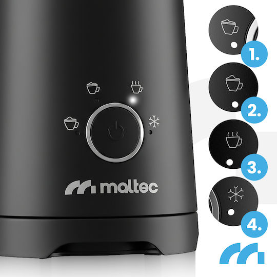 MalTec Huslog Milchaufschäumer für Warmes & Kaltes Milchaufschäumer mit Antihaftbeschichtung 300ml
