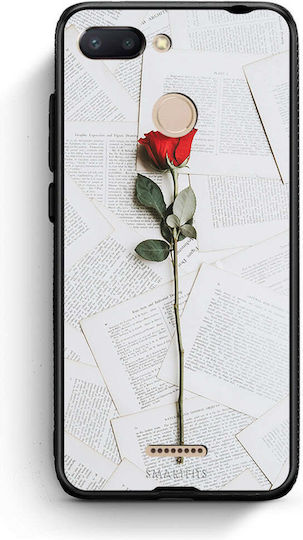 Smartfits Rose Back Cover Silicon Alb (Redmi 6)