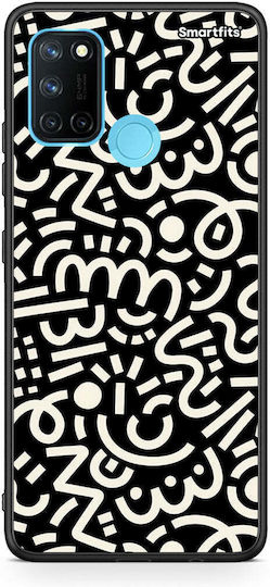 Smartfits Doodle Art Задна корица Черен (Realme 7i) 8559144141139_47176462401875