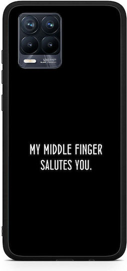 Smartfits Salute Back Cover Negru (OnePlus 8 ProRealme 8/8 Pro)