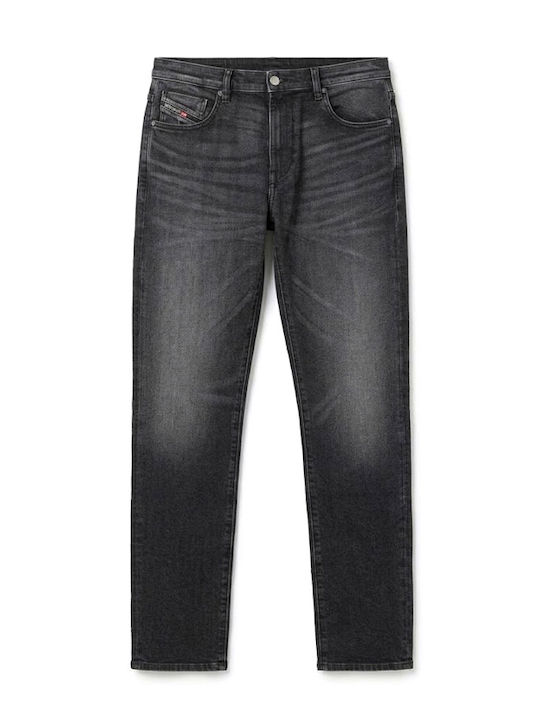 2019 D-Strukt Мъжки дънки със Slim Fit кройка Черни