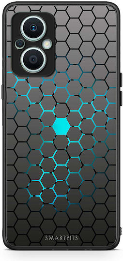Smartfits Geometric Hexagonal Back Cover Gri (Oppo Reno7 Lite) 8427257463123_46685801414995