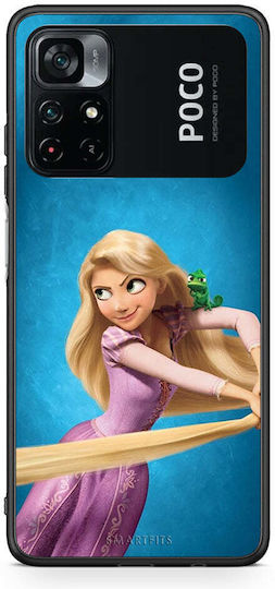 Smartfits Tangled 2 Back Cover Albastru (Poco M4 Pro)