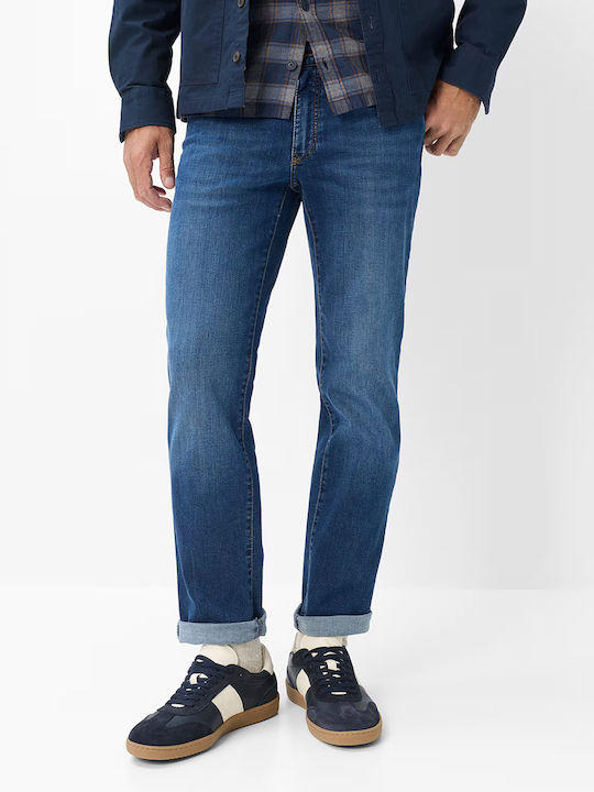 Brax Дънков панталон Еластичен Straight Denimblue