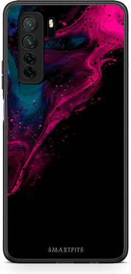 Smartfits Watercolor Pink Black Задна корица Розов (Huawei P40 Lite 5G) 8428739526995_46697080914259