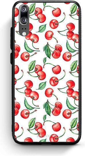 Smartfits Cherry Summer Back Cover Burgundy (Huawei P20)