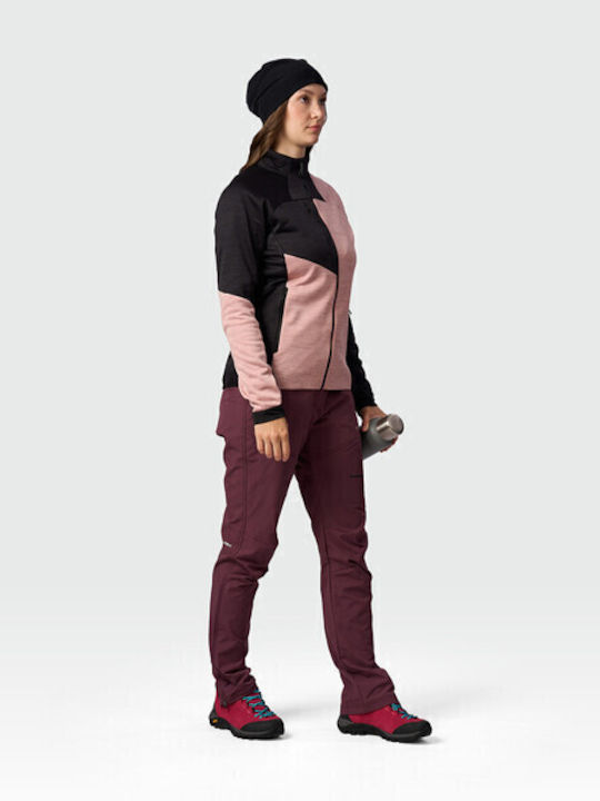 Damenstrickjacke Rose Black