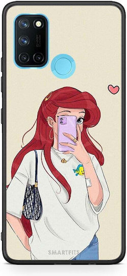 Smartfits Mermaid Umschlag Rückseite Weiß (Realme 7i)