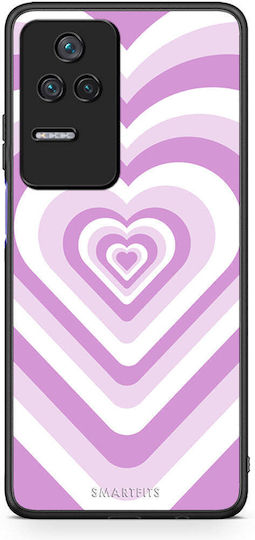Smartfits Lilac Hearts Back Cover Lila (Poco F4 5G)