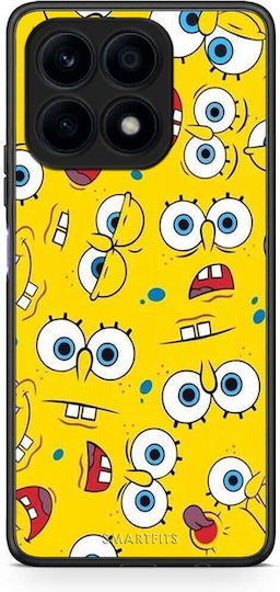 Smartfits Popart Sponge Back Cover Galben (Honor X8a)