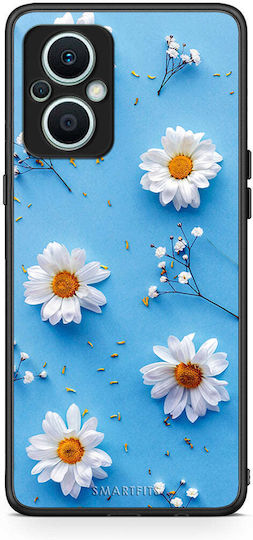 Smartfits Real Daisies Back Cover Γαλάζιο (Oppo Reno7 Lite)