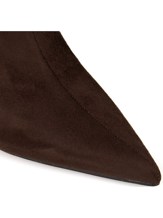 Wildleder Damenstiefel Braun