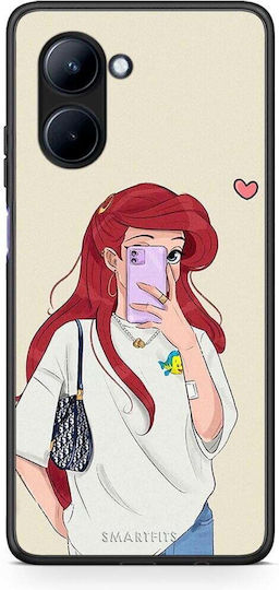 Smartfits Mermaid Back Cover Λευκό (Realme C33)